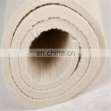 Sound absorbing wool felt