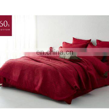 RAWHOUSE Wedding Red 3pcs Quilt Wholesale China Quilted Bedspread Cotton photo-5