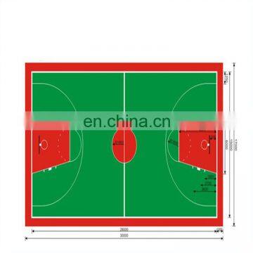 2016 China Alibaba basketball court glossy flooring