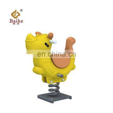 Amusement Park Outdoor Garden Plastic Spring Rocking Horse For Sale photo-5