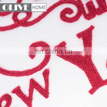 45x45CM Custom Latest Design Merry Christmas Theme Embroidery Sofa Cushions photo-4