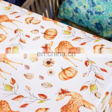 Modern Printed Indoor Outdoor 100% Polyester Spill Proof Camping Picnic Rectangular Table Cloth for Wedding Party photo-3