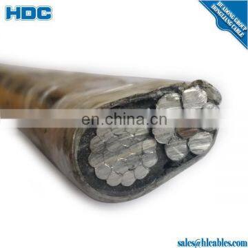 600V AAC Neutral Messenger XLPE Insulated Overhead 6 Awg Duplex Cable Wire photo-4