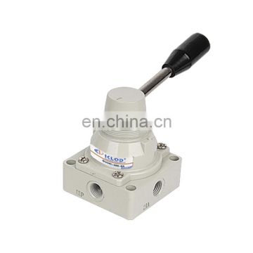 4/3 Way 4HV Series Pneumatic Manual Hand Switch Valve