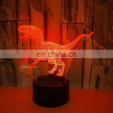 New Dinosaur 3d Lamp With Touch Led Visual Table Moderne Desk Lamp Gift Decoration Atmosphere 3d Small Table Lamps