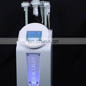 Multifunctional Skin Scrape DDS Microcurrent Vacuum RF Vibration Ultrasonic Cavitation EMS Skin Tightening Machine