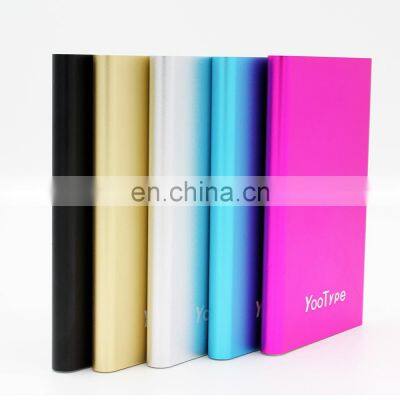 blue 5V 1A usb polymer battery mobile power bank charger box for smart phone