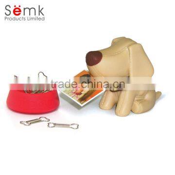Hot Sale Plastic Customized Shape Cute Dog Magnetic Paper Clip Holder photo-4