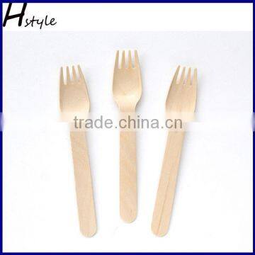 Natual Can Be Customizde Logo Or Coler Wooden Fork SPT013B photo-6