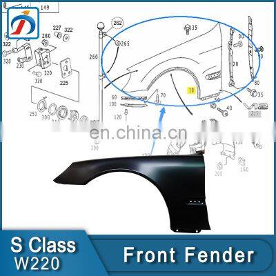 Automotive Parts Car Fender Spare Parts Iron S Class W220 Front Fender photo-5