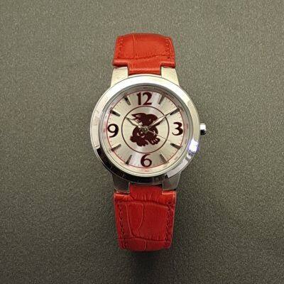 Stainless Steel Water Resistance Watches Genuine Leather Quartz Lady Watch photo-3