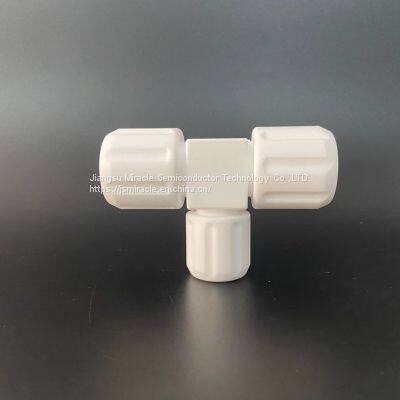 PTFE Union Tee Reducer Φ20*Φ14*Φ20 photo-4