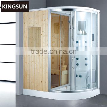 Indoor Computer Control Panel Steam Sauna Room Dry&Wet Steam Room K-7114(L/R)