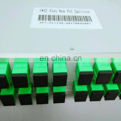 FTTH Optical Fiber Connector 32 Ports Cassette Type PLC Splitter With Factory Price photo-3