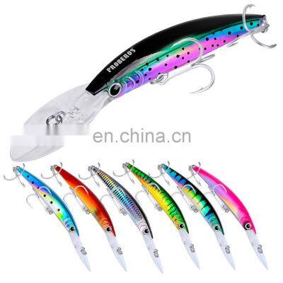 top quality 17cm 30g wobbler Minnow hard bait Sea fishing lure Big Minnow