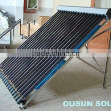 For split solar water heater use heat pipe vacuum solar collector