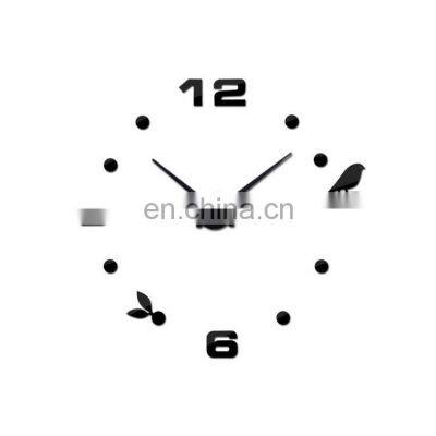 K&B home decor new design cheap high quality EVA+Acrylic diy digital wall clock