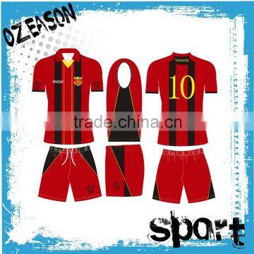 Full Sublimation Customized Soccer Jersey Set OEM photo-3