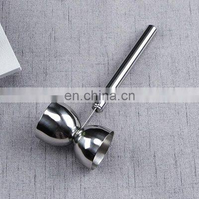 Low Price Bar Manufacturers Custom Premium Japanese Engraved Logo Cocktail Jigger Handle photo-5