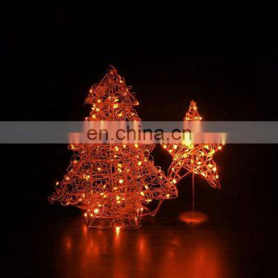 2019 new product remote control 24 colors changeable LED copper wire string lights for holiday Christmas wedding room decoration