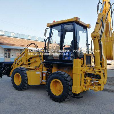 earth-moving machinery wheel escavator powerful  engine chinese bulldozer with backhoe