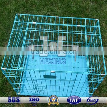 Green Coated Metal Dog Cage/Animal Cage