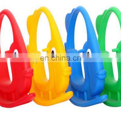 Kids Popular Indoor Plastic Fish Rocking Horse Ride on Toy for Kindergarten Use photo-2