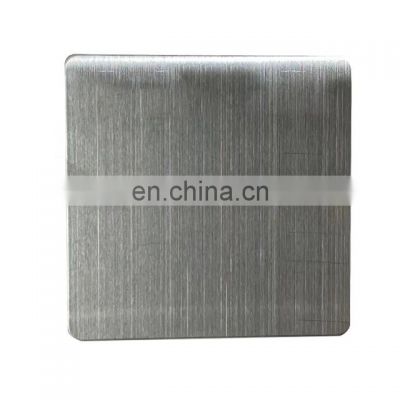 Cheap price 1mm thick brushed stainless steel sheet aisi 201 202 304 hairline finish stainless steel sheet plate