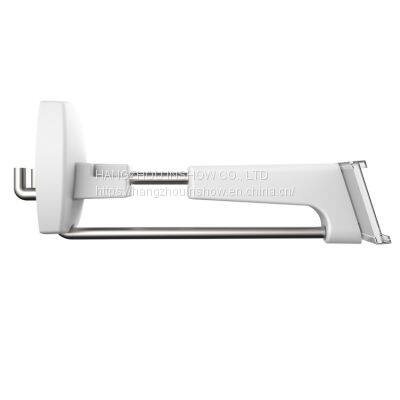 Stainless Steel Magnetic Security Lock Slat wall Anti Theft Peg Board Hook Retail Store Accessories Display Hook