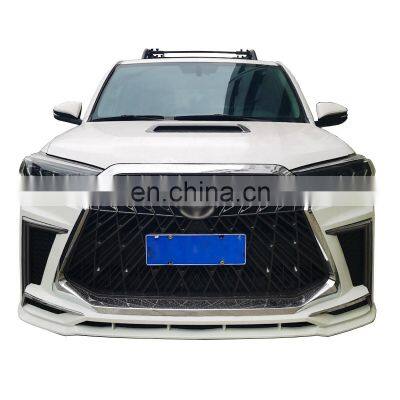 car accessories for toyota 4runner 2010-2020 year turning to lexus TRD body kit include led headlights front and rear bumpers