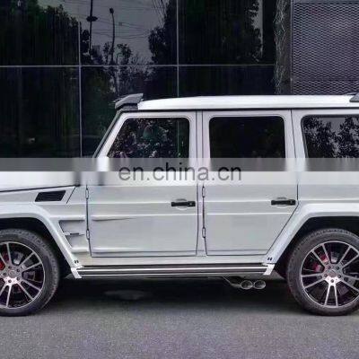 Runde Carbon Fiber For Mercedes-Benz G500 G55 G63 G65 Wide Body Kit Front Bumper Side Skirt Wheel Eyebrow photo-2