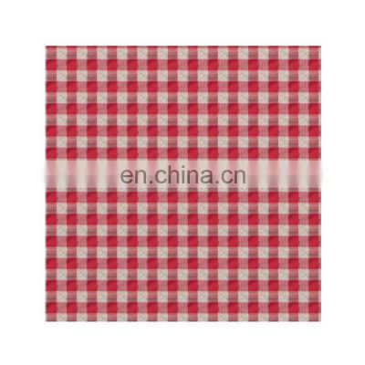 Highest Quality 28%T 72%C Material Garment Check Seersucker Fabric