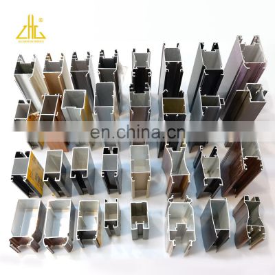 Double Hung Windows Aluminium Profiles Factory Custom Aluminum Alloy Doors and Windows Profiles For Coastal Architecture