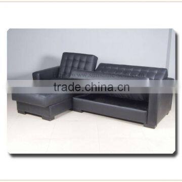 PU Corner Group Sofa Beds With Storage Box