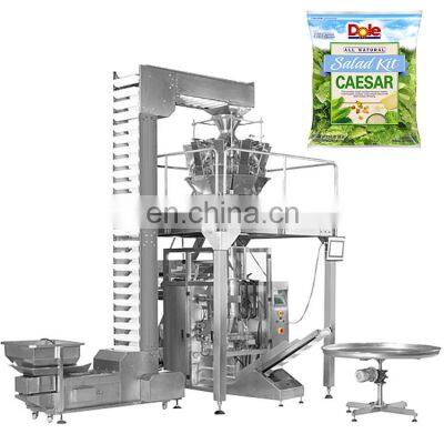 Multi Function fruits and vegetable bean sprouts packing machine with weigher metering