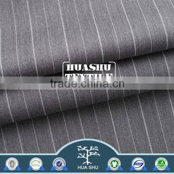 Wholesale Latest Style Wrinkle resistant shirting yellow blue white stripe fabric