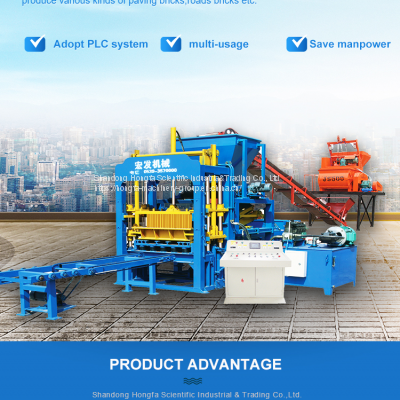 Best selling Automatic qt4-15s hydrualic  block making machine