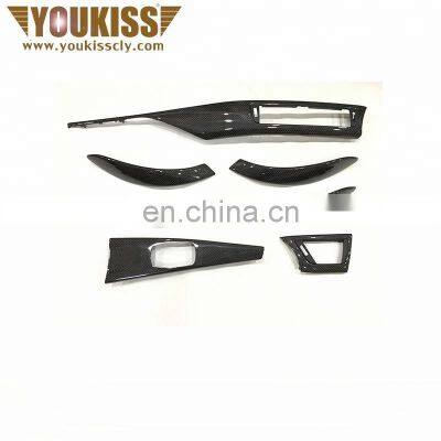 Genuine Body Parts Carbon Fiber Interior Decoration For BMW 3 Series F30 Black Central Control Interior