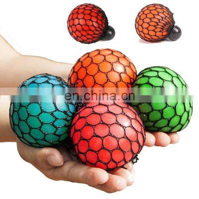 Top Quality Creative Selling Decompression Anti-Stress Rainbow Squishy Mesh Balls