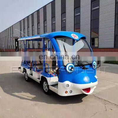 New design tourist park bus 11/14 seats electric battery operated sightseeing car