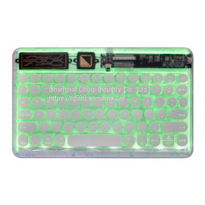 Apple IPad 10th Generation Transparent Bluetooth Keyboard 10.9 Colorful Backlight Lenovo Samsung Xiaomi Phablet