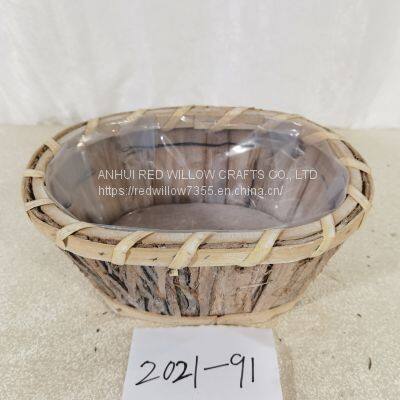 Garden Basket Handmade Basket,Bark flower basket,Flower Basket price