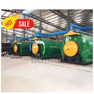 Hot Sale 2024 Waste Tire And Plastic Recycling Pyrolysis Oil To Diesel Distillation Plant