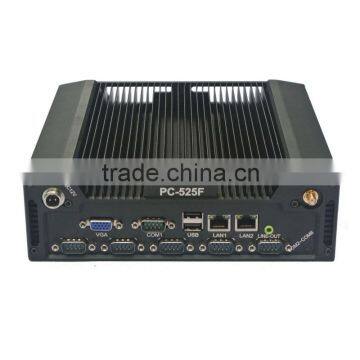 Rugged Fanless Industrial wide Voltage and Extended Temperature PC