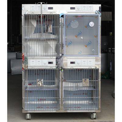 Pet hospital inpatient housing cage, made of stainless steel material