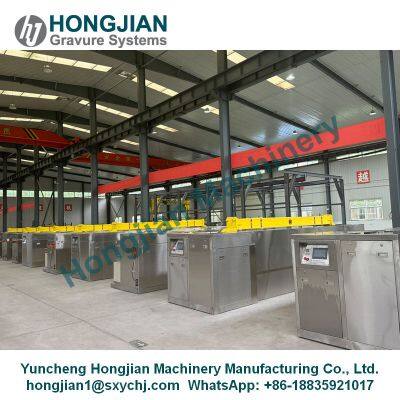 Rotogravure Printing Cylinder Dechrome Tank Dechroming Machine