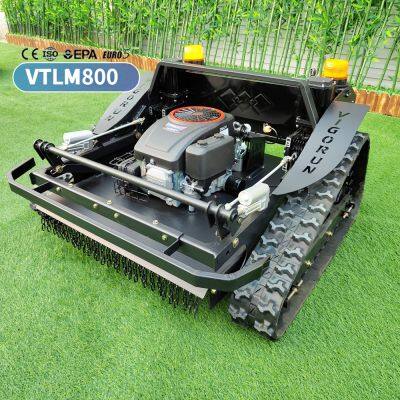 Vigorun VTLM800 Industrial Grade 4-Stroke Remote Control Track-mounted Weeding Machine Adjustable Height 25~120mm Snow Shovel