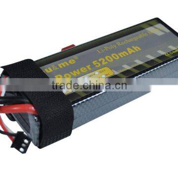 Lithium Battery Pack and Charger 5200mah 7.4v