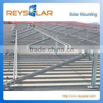 Concrete Flat Roof PV Solar Panel Anodized Aluminum Mounting Flat Roof Solutions photo-5