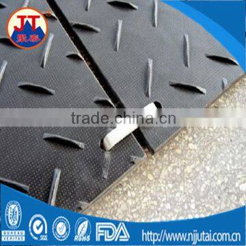 Antislip black PE truck and mud road mats